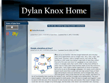 Tablet Screenshot of dylanknox.com